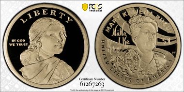 2025-S $1 Native American First Strike PR70DCAM