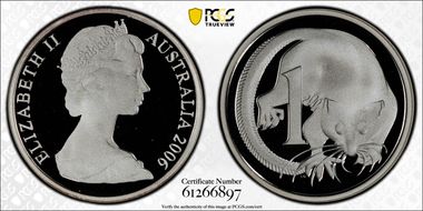 2006 1C Young Bust Silver PR69DCAM