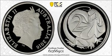 2016 2C Silver PR70DCAM