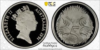 1991 5C Silver PR70DCAM