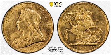 1901-S Sov S-3877 MS62
