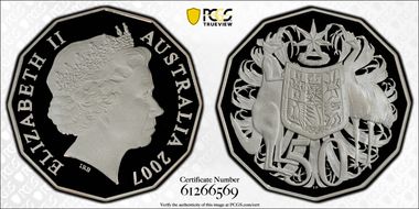 2007 50C Silver PR70DCAM