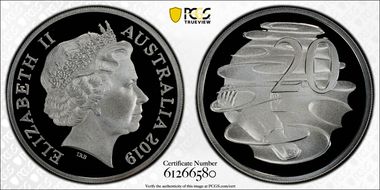 2019 20C Silver PR69DCAM