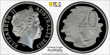 2013 20C Silver PR69DCAM