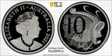 2021 10C Silver PR69DCAM