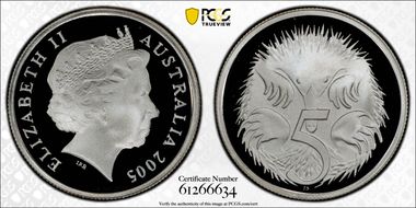 2005 5C Silver PR70DCAM