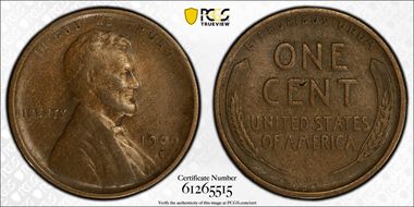 1909-S VDB 1C VF25BN