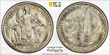 1935-S 50C San Diego MS65