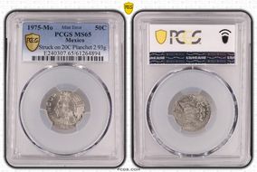 1975-Mo 50C No dots MS65