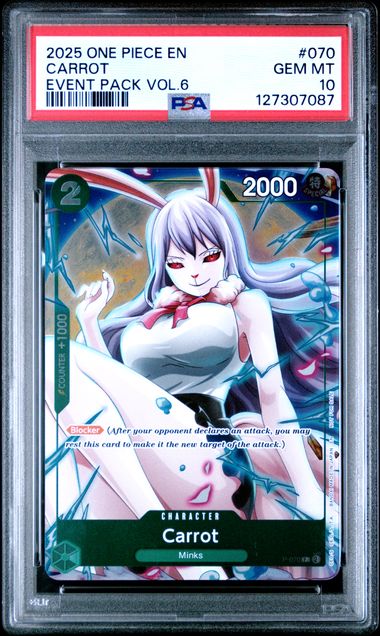 2025 One Piece ONE PIECE CHAMPIONSHIP 2025-26 EVENT PACK #070 Carrot front