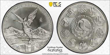 2017-Mo Onza Libertad Ag MS70