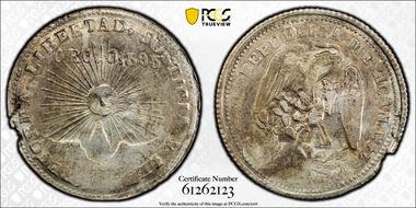 1914-GRO 2 Peso KM-643 GB-212 AU55