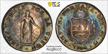 1826-C G 8 R KM-142.2  Ag MS62