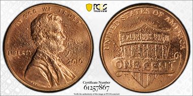 2010 1C Shield MS65RD