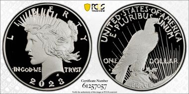 2023-S $1 Peace Dollar PR70DCAM