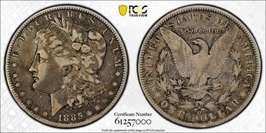 1885-O $1 VF30