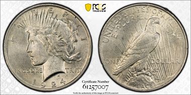 1924 $1 MS63