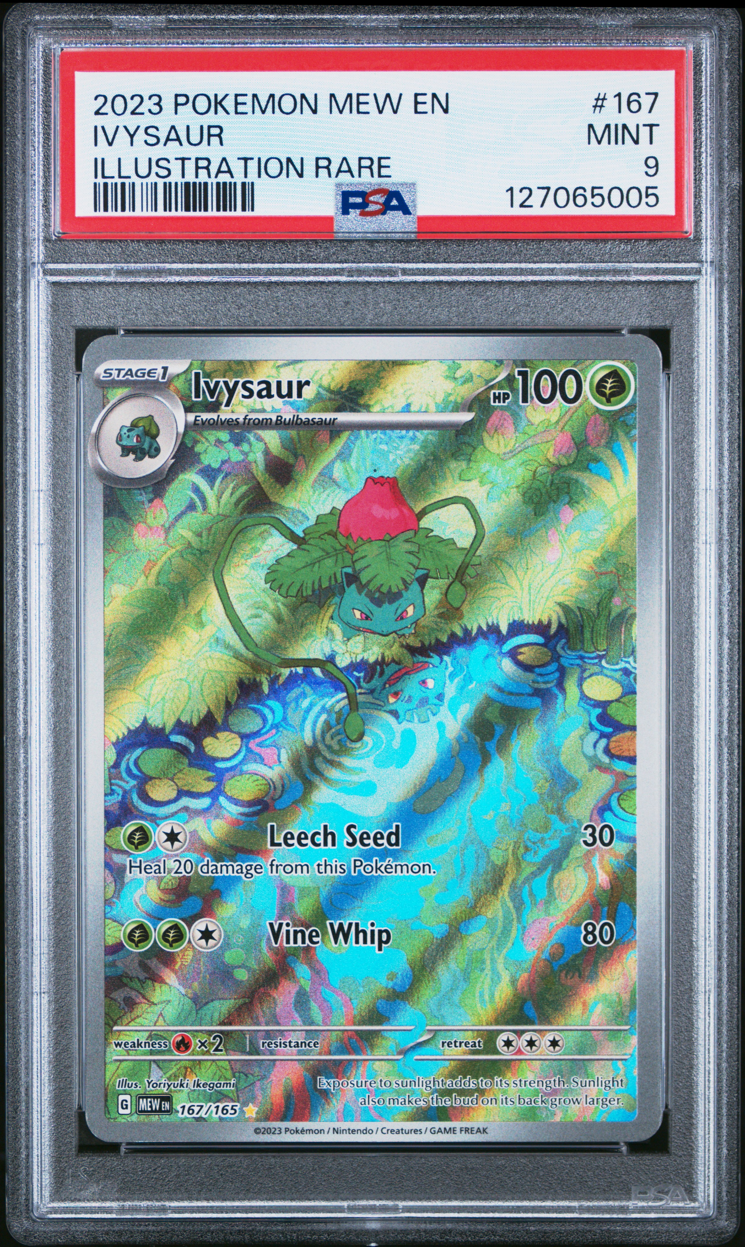 2023 #167 Ivysaur PSA 9 Mew EN-151