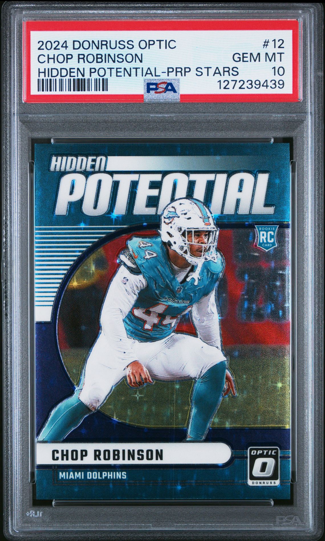 2024 Panini PANINI DONRUSS OPTIC HIDDEN POTENTIAL PRP STARS #12 Chop Robinson front