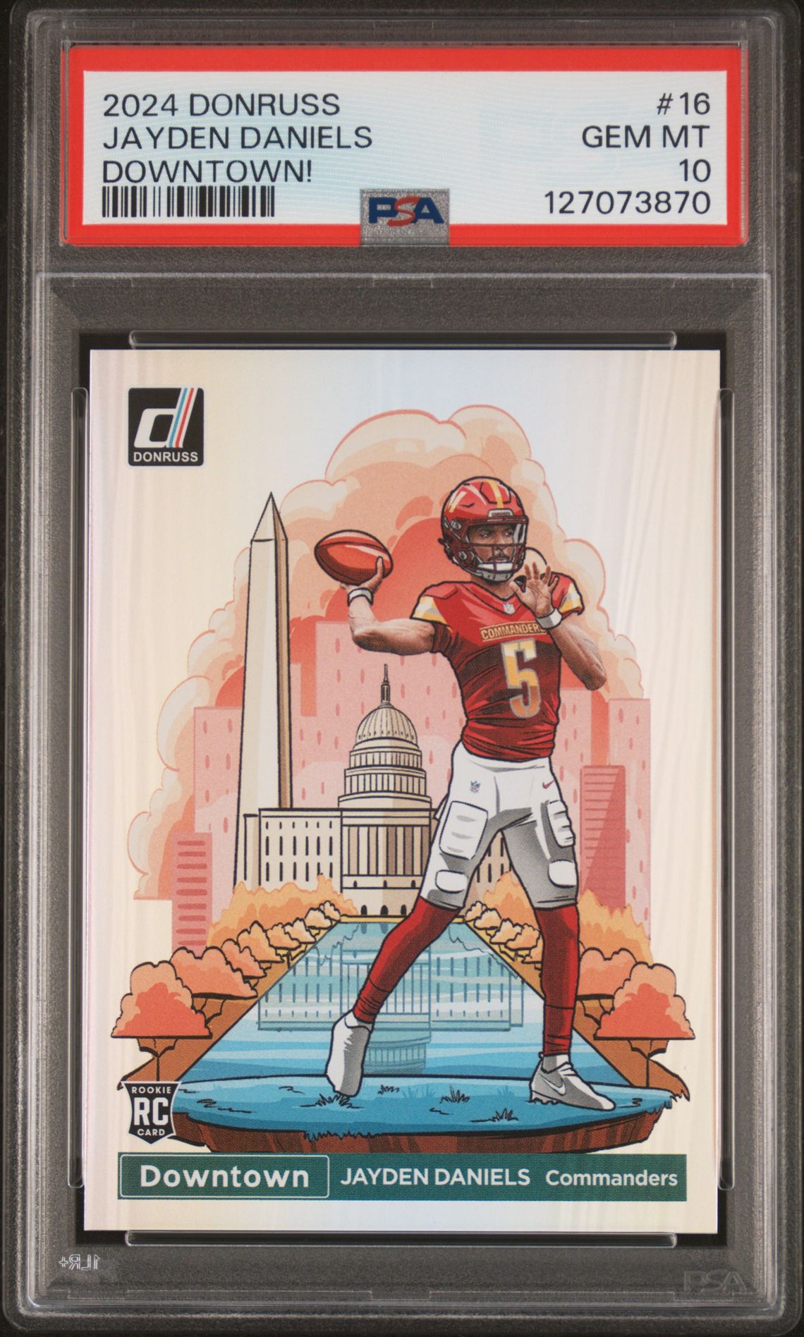 2024 Panini PANINI DONRUSS DOWNTOWN! #16 Jayden Daniels front