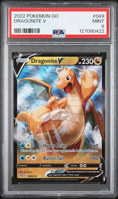 2022 Pokemon Pokemon GO #049 Dragonite front