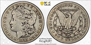 1893-CC $1 VG10