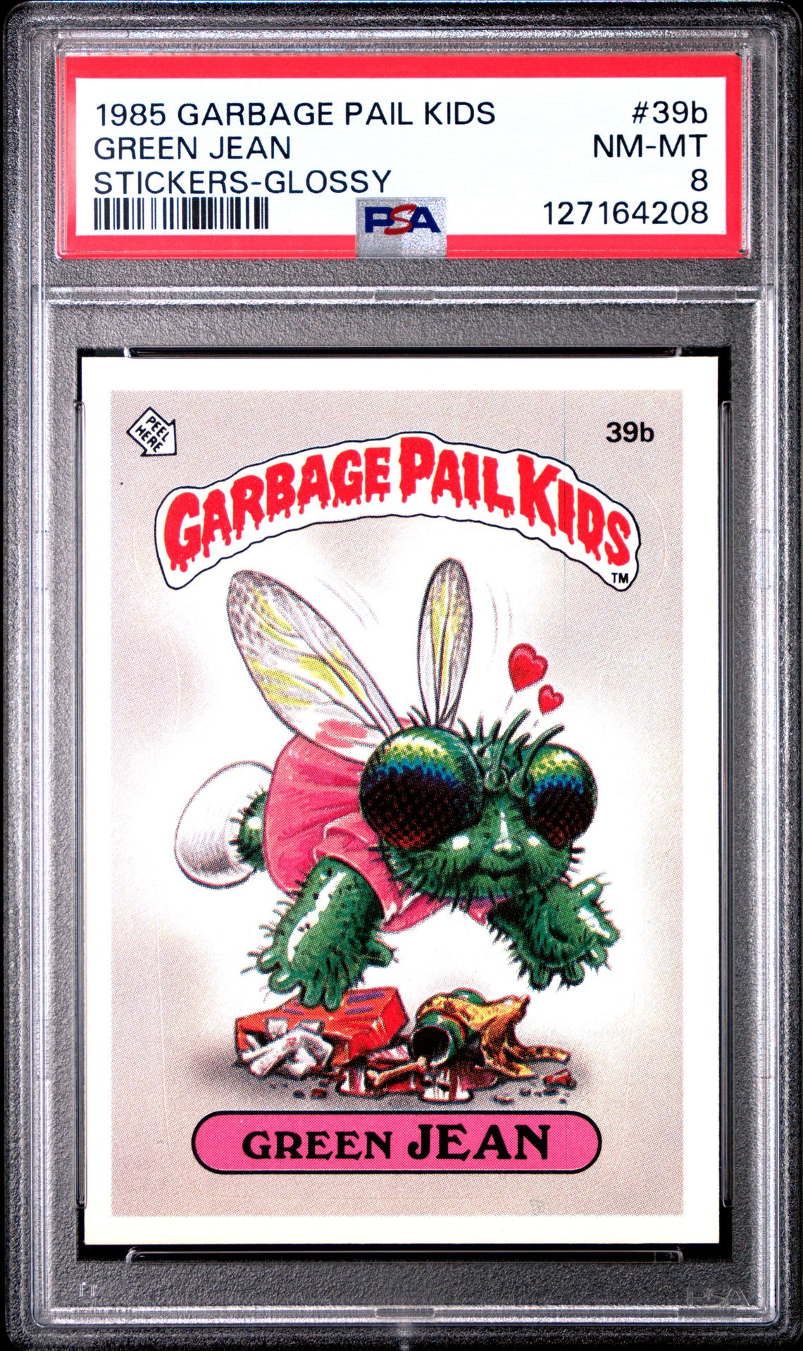 1985 Topps Garbage Pail Kids Green #39B Green Jean front