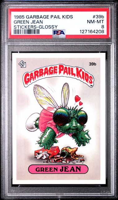 1985 Topps Garbage Pail Kids Green #39B Green Jean front