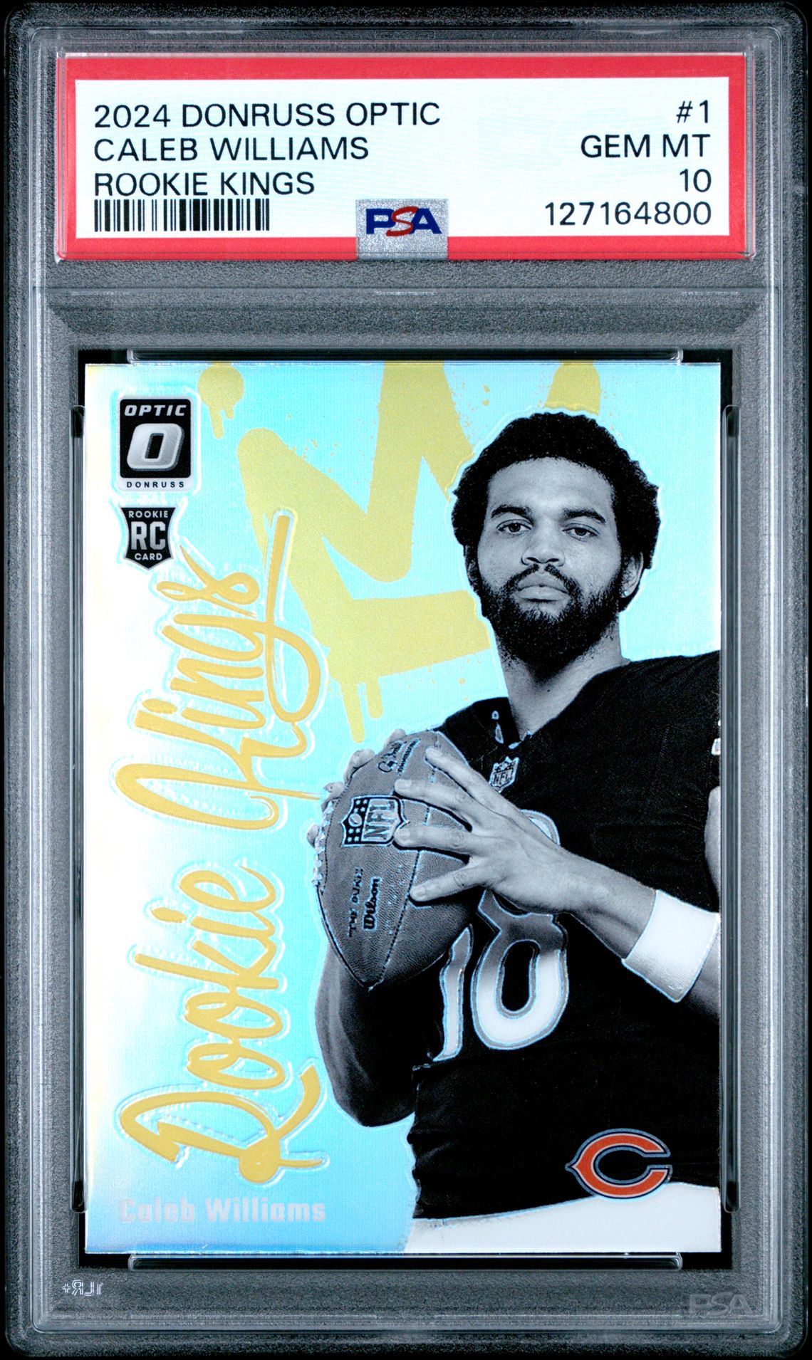 2024 Panini PANINI DONRUSS OPTIC ROOKIE KINGS #1 Caleb Williams front