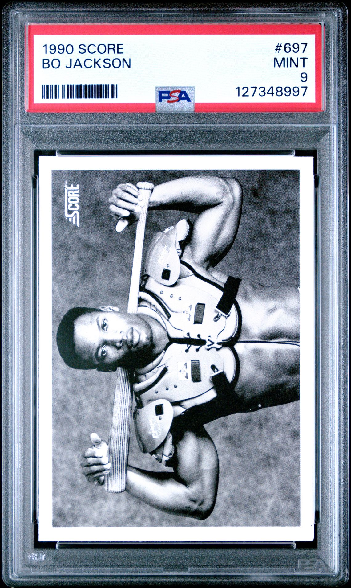 1990 Score Base #697 Bo Jackson front