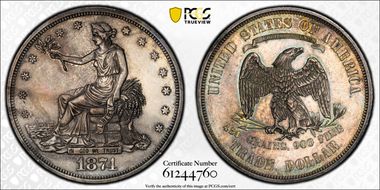 1874 T$1 No Period SP58