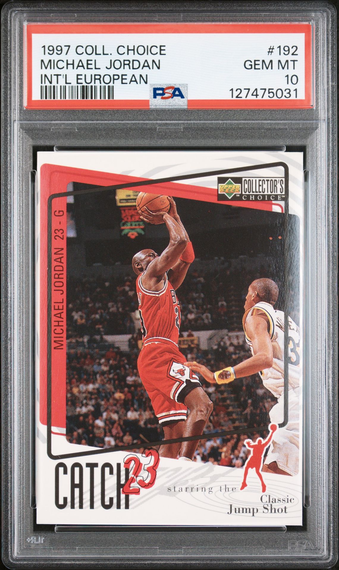 1997 Bowman Bowman's Best Atomic Refractor #T2 Michael Jordan front