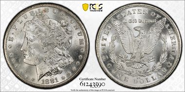 1881-CC $1 MS63