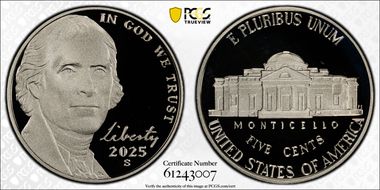 2025-S 5C First Strike PR69DCAM