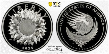 2025-P Medal American Liberty First Strike PR69DCAM