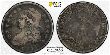 1814 50C O-106a VF20