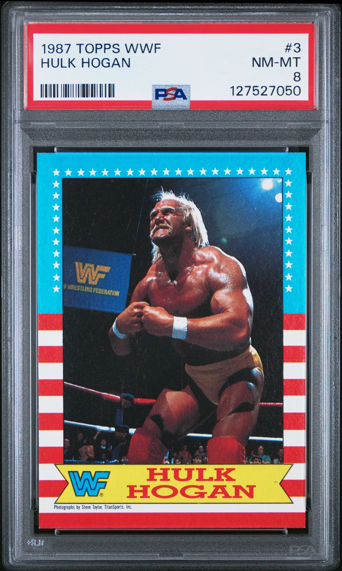 1987 Topps TOPPS WWF #3 Hulk Hogan front