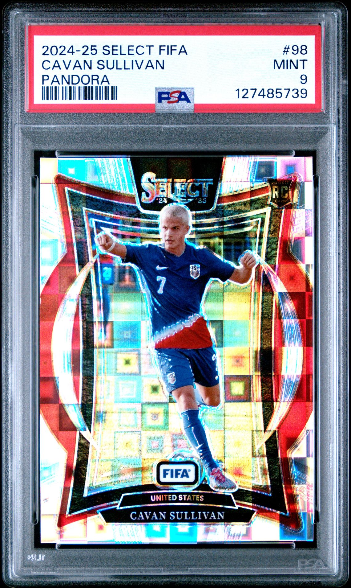 2024-25 Panini PANINI SELECT FIFA PANDORA #98 Cavan Sullivan front