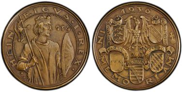 1936 Medal  Kienast-522 AE Matte SP63