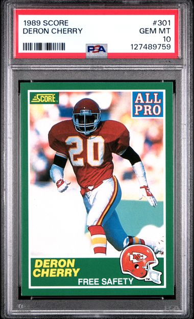 1989 Score #301 All Pro Deron front