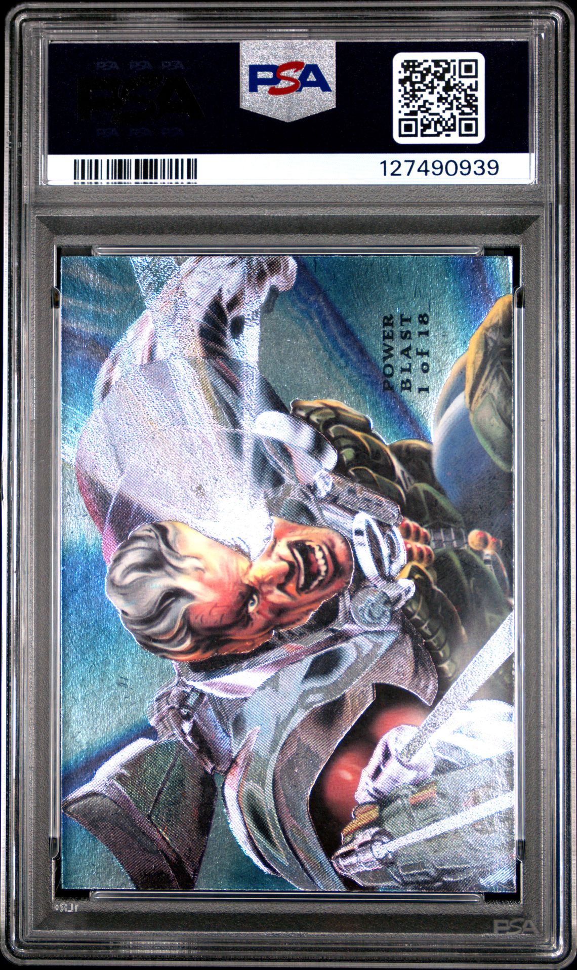 1994 Marvel Universe Flair Power Blast Cable #1 (Flair Power Blast) Mint 9 back