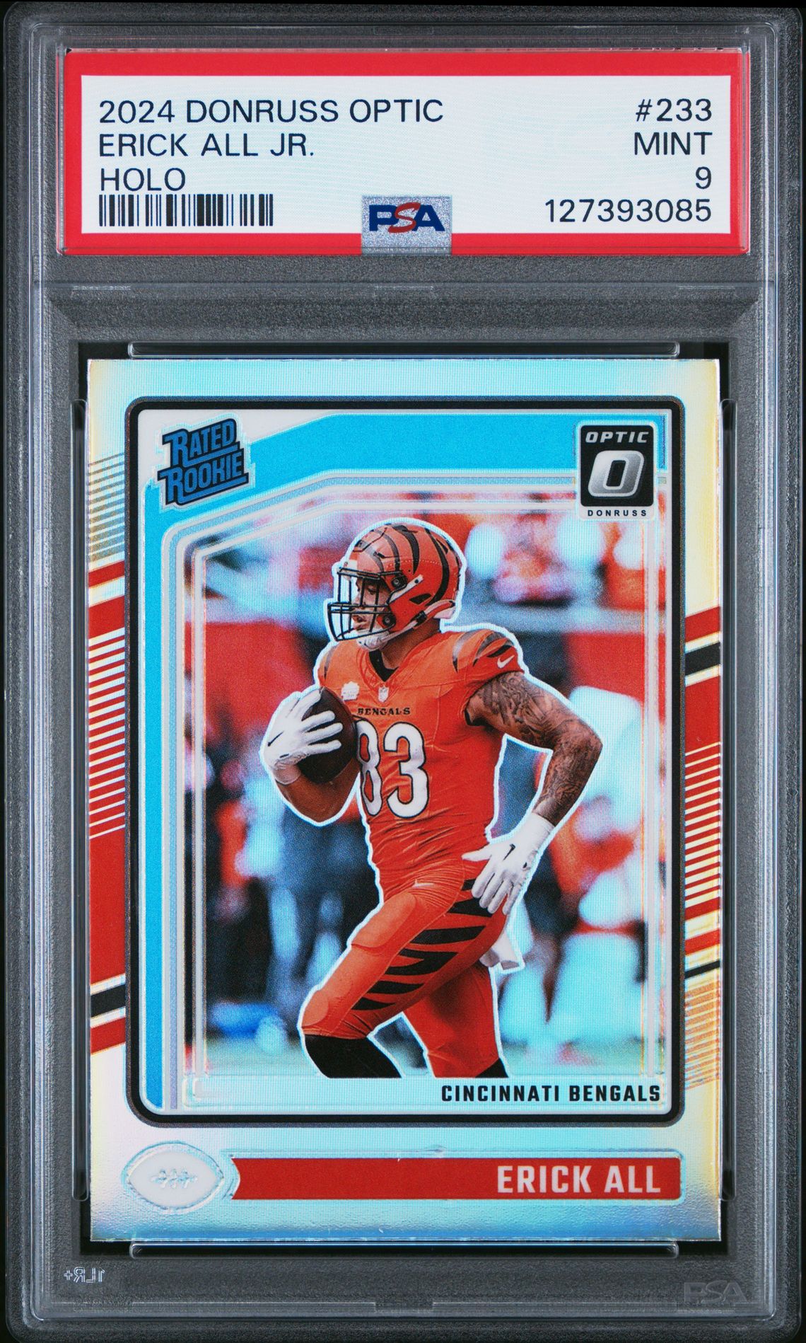 2024 Panini Donruss Optic Erick All Jr. #233 (Holo) Mint 9 front