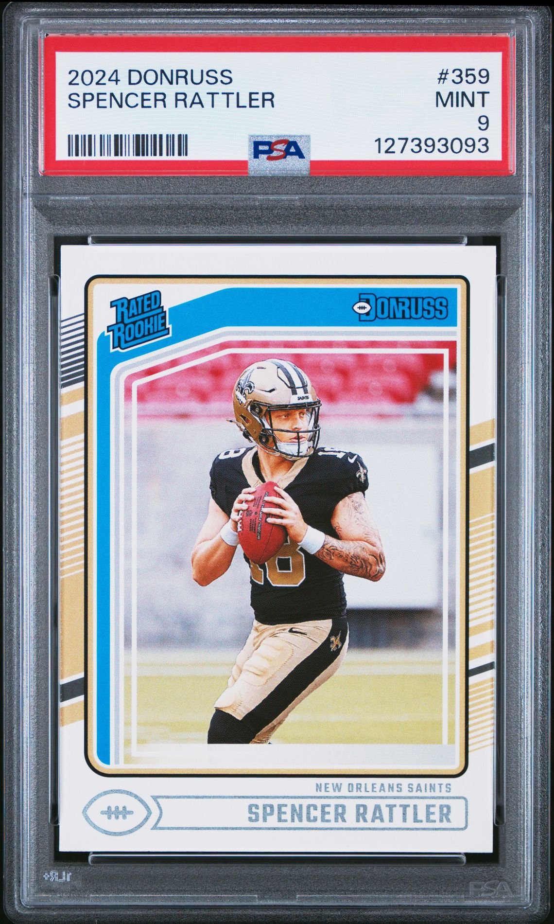 2024 Panini Donruss Spencer Rattler #359 Mint 9 front