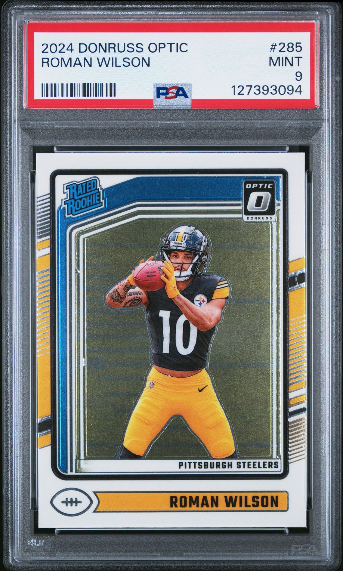 2024 Panini Donruss Optic Roman Wilson #285 Mint 9 front