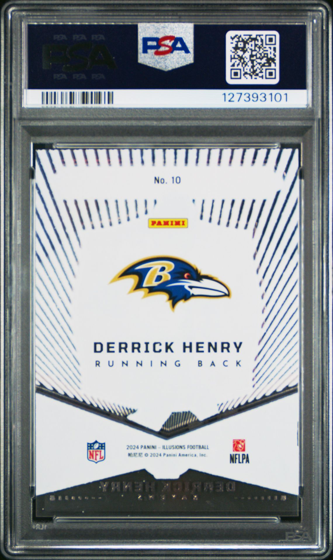 2024 Panini Illusions Abracadabra Derrick Henry #10 Mint 9 back