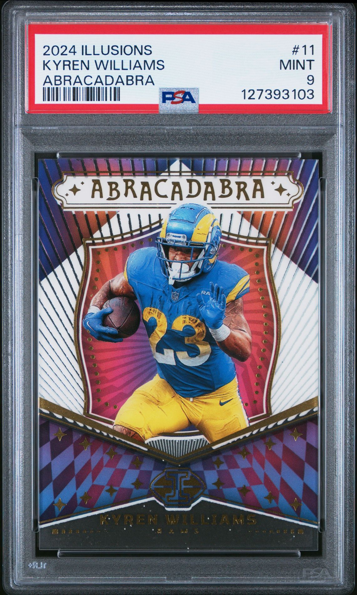 2024 Panini Illusions Abracadabra Kyren Williams #11 Mint 9 front