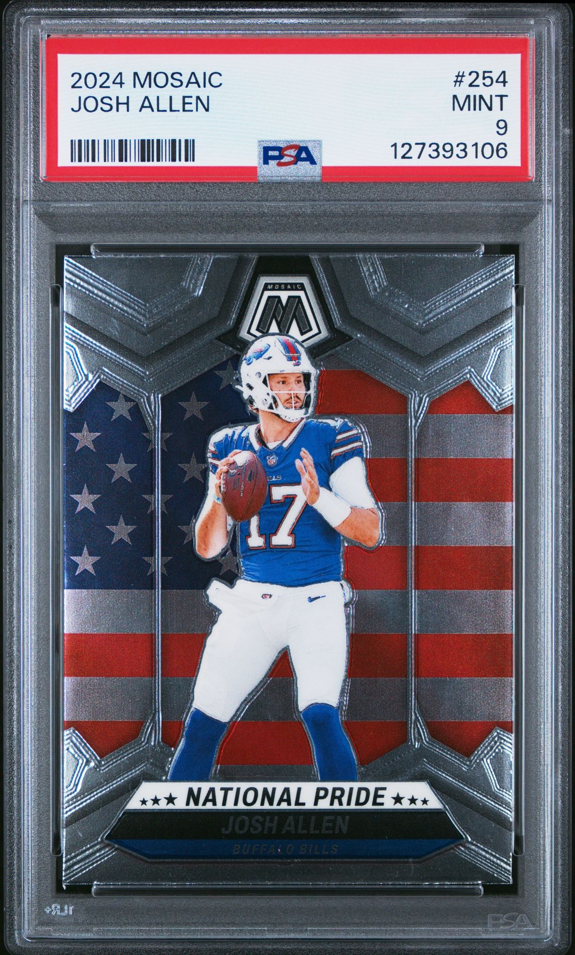 2024 Panini Mosaic Josh Allen #254 Mint 9 front