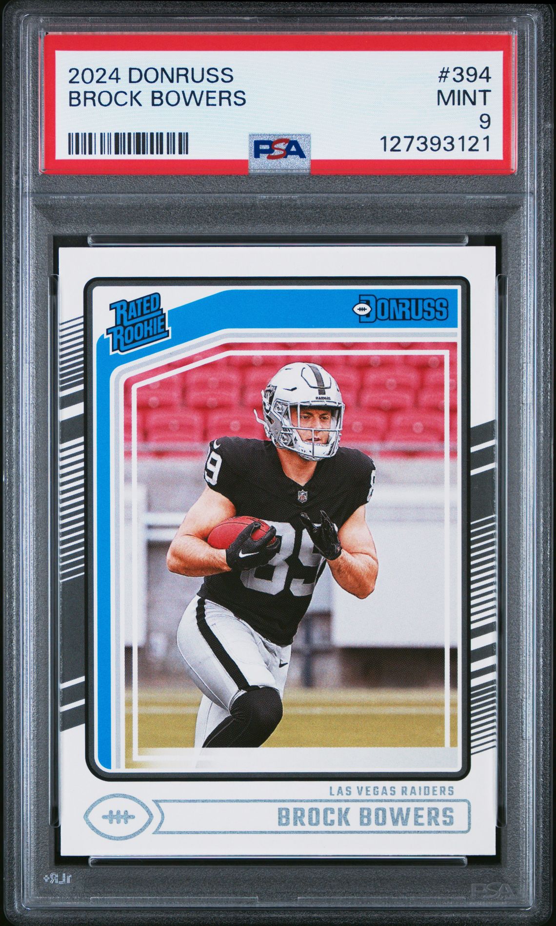 2024 Panini Donruss Brock Bowers #394 Mint 9 front