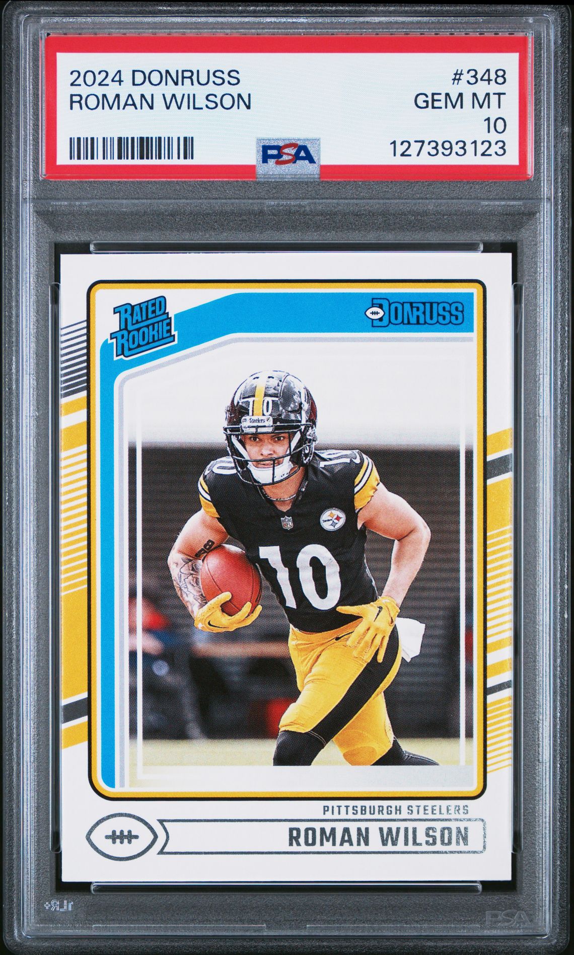 2024 Panini Donruss Roman Wilson #348 Gem Mt 10 front