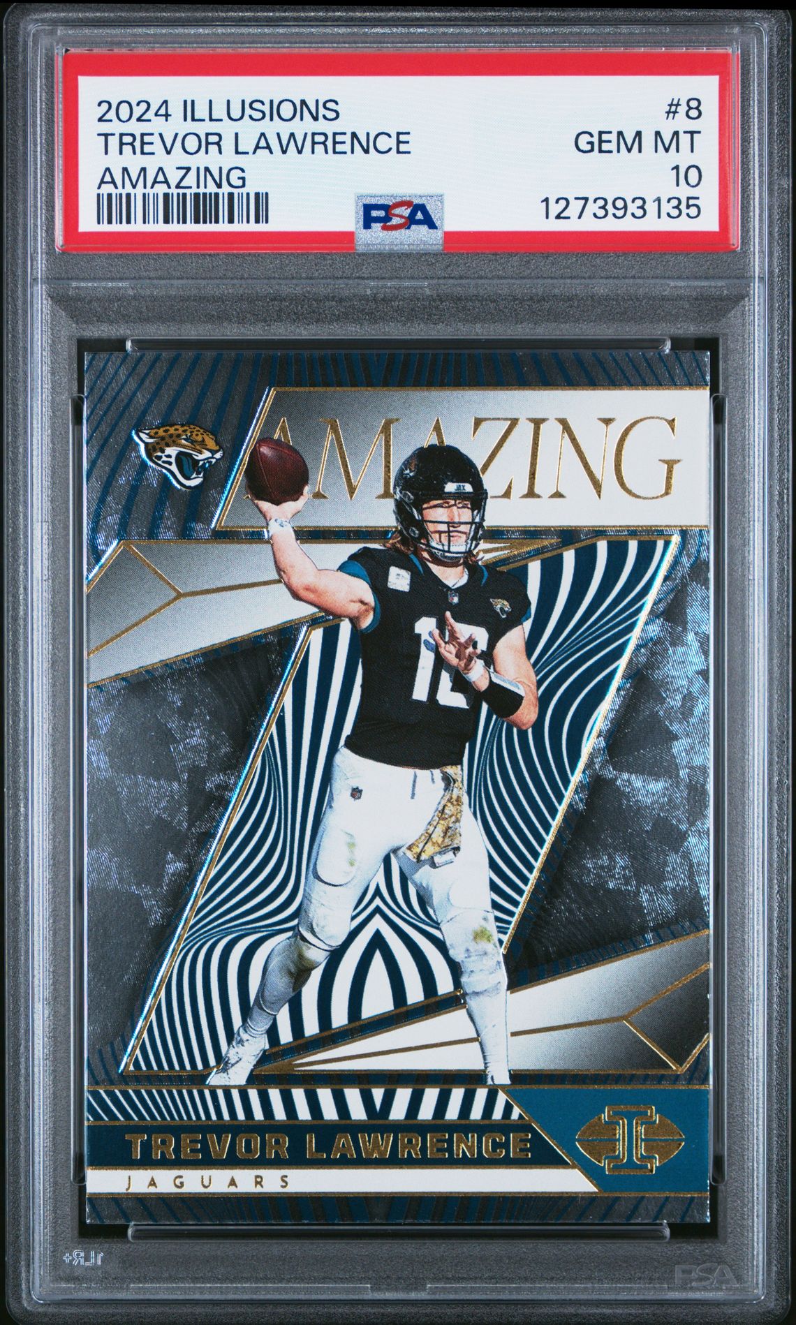 2024 Panini Illusions Amazing Trevor Lawrence #8 Gem Mt 10 front
